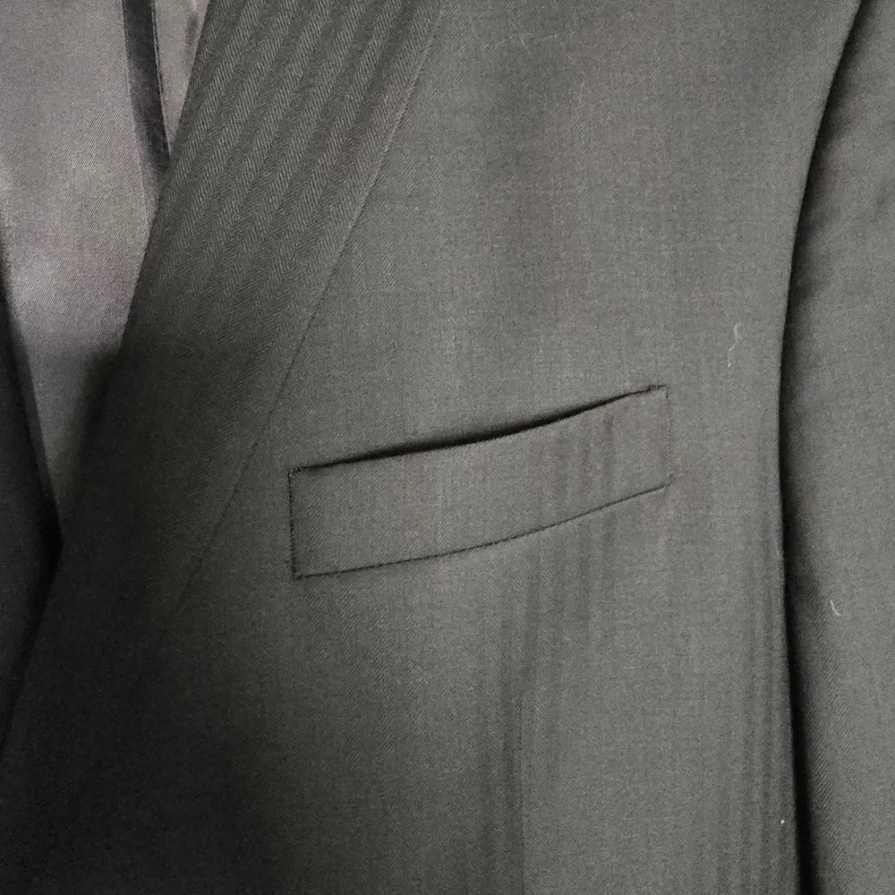 Ralph Lauren Black Tone On Tone Stripe Men's Suit Jacket Blazer